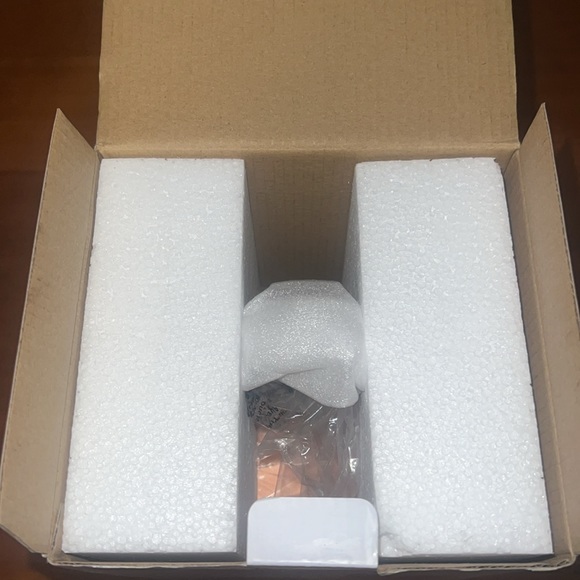 UMBRA “podium” decorative tabletop frame with storage - concrete & copper - NIB - Picture 11 of 16